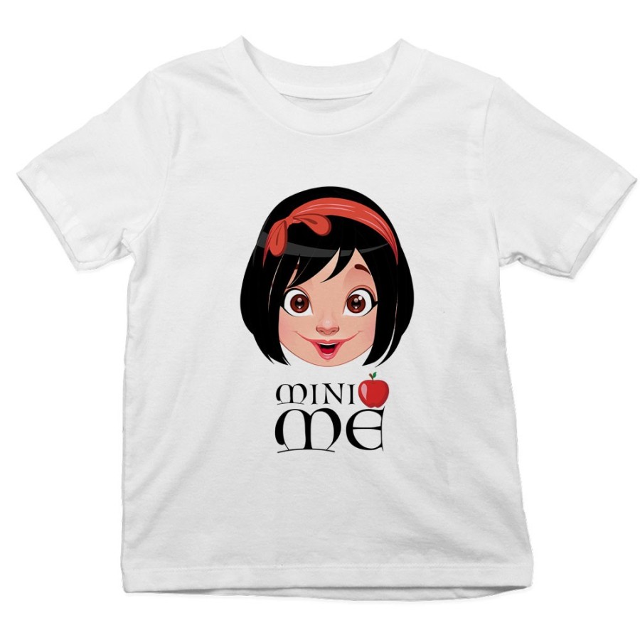 T-shirt bambina mini me biancaneve  Per la famiglia