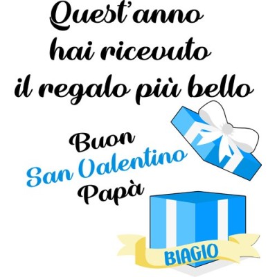 Quest'anno hai ricevuto il regalo più bello buon san valentino papà