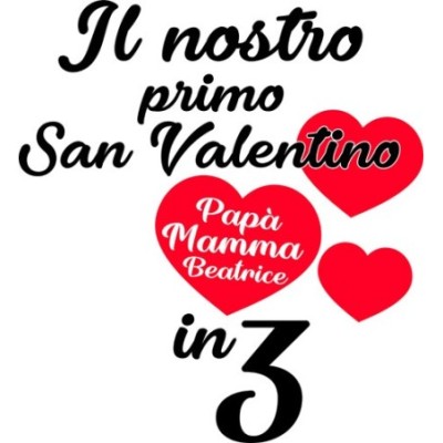 Personalizzato con nomi il mio primo san valentino in 3