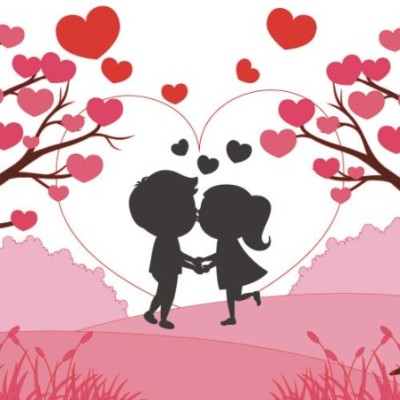 Personalizzate con nomi coppia romantica