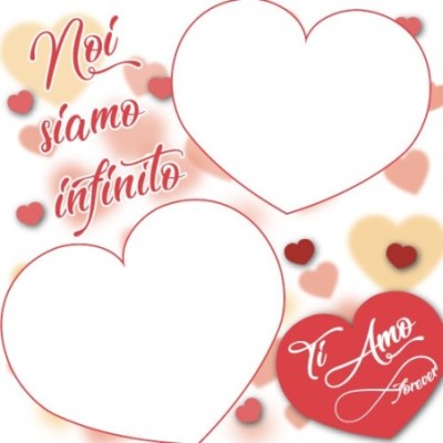 Personalizzata con foto noi siamo infinito