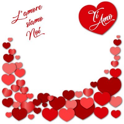 Personalizzata con foto l'amore siamo noi ti amo