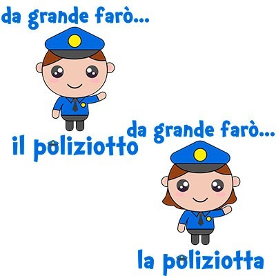 Da grande farò il poliziotto