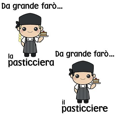 Da grande farò il pasticcere