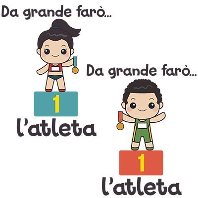 Da grande farò l'atleta