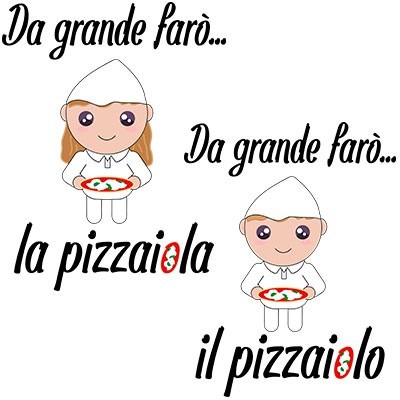 Da grande farò il pizzaiolo