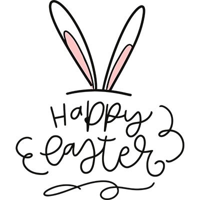 Happy easter orecchie di coniglio