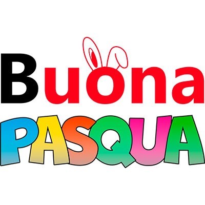 Buona pasqua colorata sorpresa