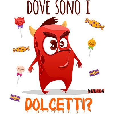 Mostriciattolo dove sono i dolcetti?
