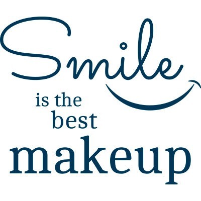 Smile is the best makeup