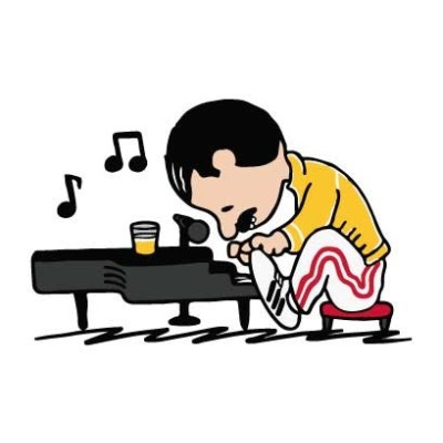 Freddie suona il piano