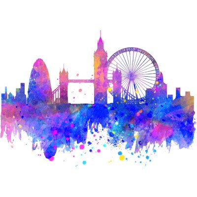 Londra watercolor