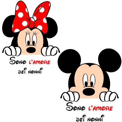 Sono l'amore di nonno dei nonni con minnie