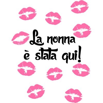 Personalizzabile con nome nonna è stata qui