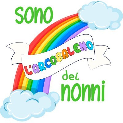 Personalizzabile con nome sono l'arcobaleno del nonno dei nonni