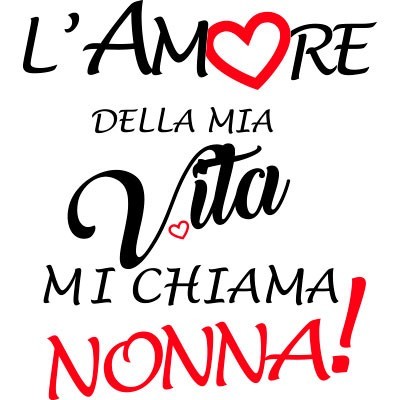 L'amore della mia vita mi chiama nonna