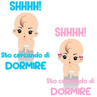 Shhhh sto cercando di dormire!