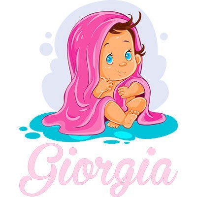 Bimba con asciugamano