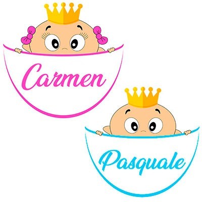 Bimbo bimba con la corona esce dalla tasca