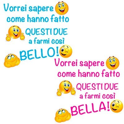 Vorrei sapere come hanno fatto questi due a farmi così bello