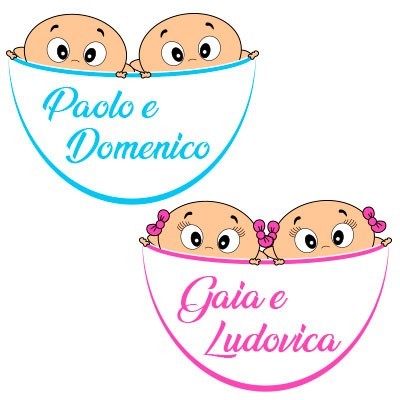 Gemelli maschio e femmina