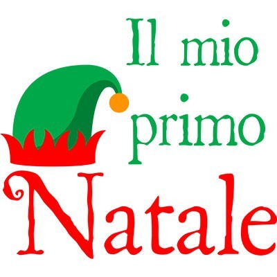 il mio primo natale con cappello da elfo