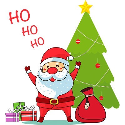 ho ho ho babbo natale con i regali
