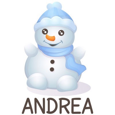 pupazzo di neve neonato