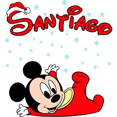 baby topolino tra la neve