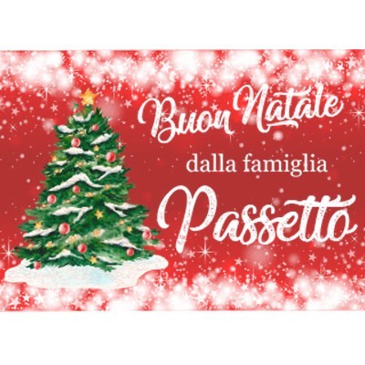 buon natale dalla famiglia