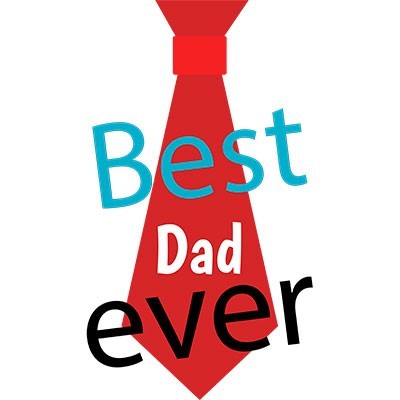 Best dad ever cravatta