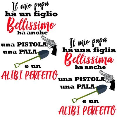 Il mio papà ha un figlio bellissimo una figlia bellissima