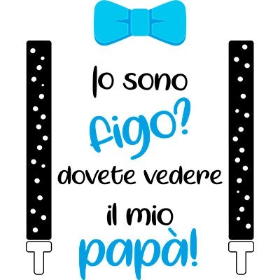 Io sono figo? dovete vedere il mio papà