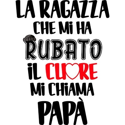 La ragazza che mi ha rubato il cuore mi chiama papà