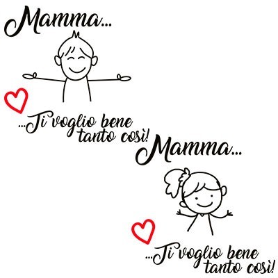 Mamma ti voglio bene tanto così
