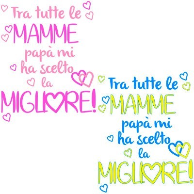 Tra tutte le mamme papà ha scelto la migliore