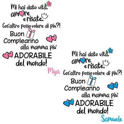 Personalizzata con nome buon compleanno alla mamma più adorabile del mondo