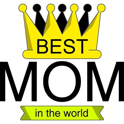 Best mom in the world with crown