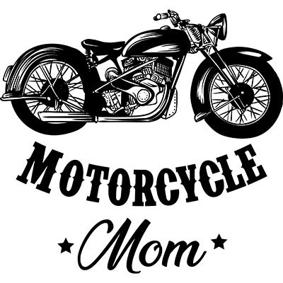 Motorcycle mom tricycle baby