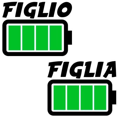 Figlia figlio carichissimi!