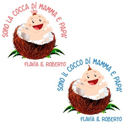 Sono il cocco la cocca di mamma e papà
