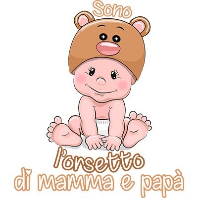 Sono l'orsetto di mamma e papà