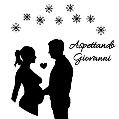 Personalizzato con nome aspettando te con coppia