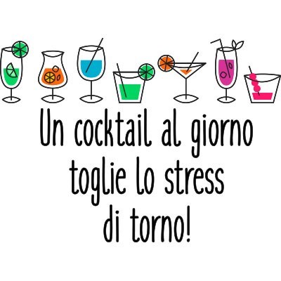 Un cocktail al giorno toglie lo stress di torno