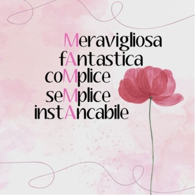 Mamma meravigliosa fantastica complice semplice instancabile
