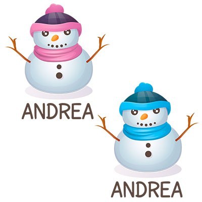 pupazzo di neve bambino