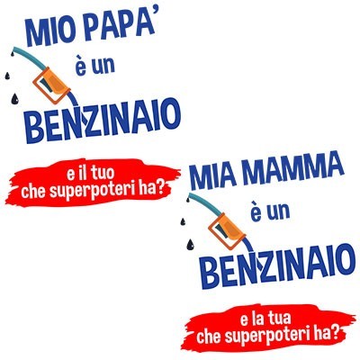 Il mio papà la mia mamma è un benzinaio e il tuo la tua che superpotere ha