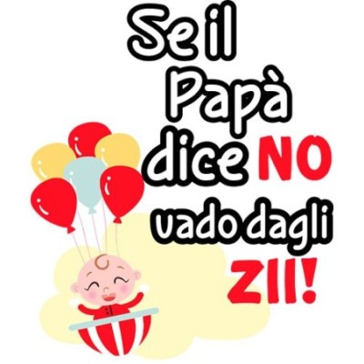 Se il papà dice di no vado dallo zio dagli zii