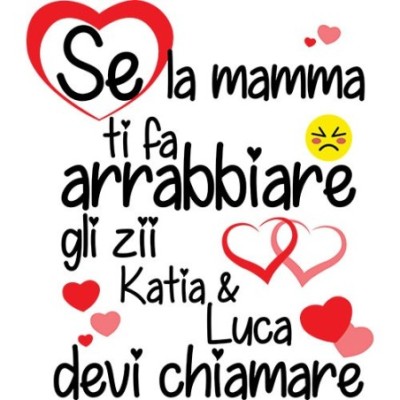 Se mamma ti fa arrabbiare lo zio gli zii devi chiamare