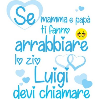 Se mamma e papà ti fanno arrabbiare lo zio gli zii devi chiamare